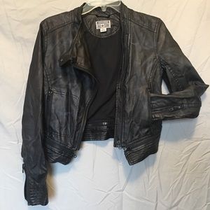 Converse Faux Leather Jacket